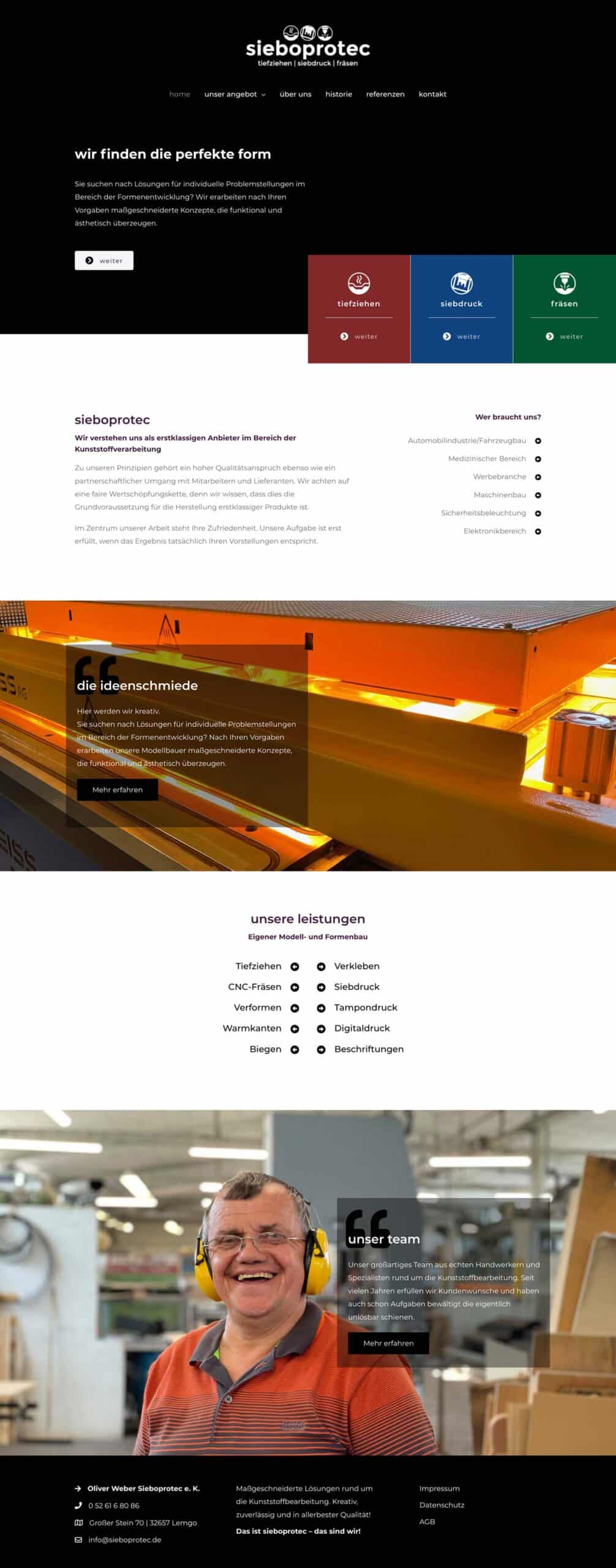 Website-Screenshot